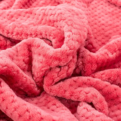 Miniatura 5 de Manta o manta mullida para bebé niña o niño, suave cálido y acogedor polar coral para bebé, bebé o recién nacido, manta de recepción para cuna