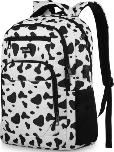 Miniatura 18 de Paude Mochila escolar, mochila de viaje para laptop de 17.3 pulgadas, mochila para adolescentes y niños, mochila universitaria con puerto de carga