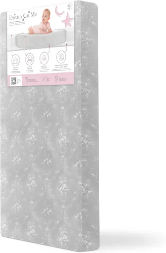 Miniatura 15 de Dream On Me Little Lullaby - Colchón 2 en 1 para cuna, de doble cara para bebés y niños pequeños, funda impermeable, certificado GREENGUARD Gold, se