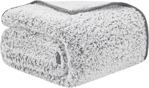 Miniatura 23 de EMME Manta de Forro Polar Sherpa Suave Reversible de Felpa Esponjosa Grande, Manta Bohemia Decorativa Cálida y Ligera para Sofá, Sillón, Dormitorio