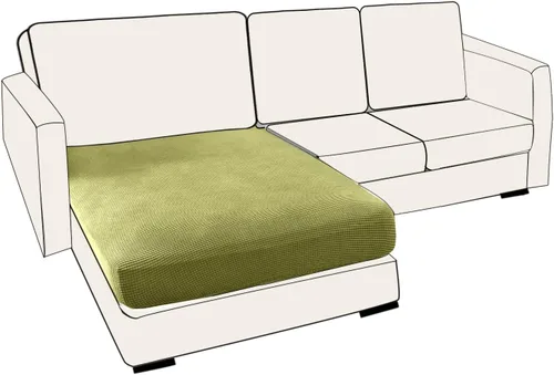 Miniatura 34 de UNBBRRL Fundas de cojín de asiento para sofá, elásticas, funda de cojín individual para sofá, fundas de cojín para sofá, fundas de héroe protegen