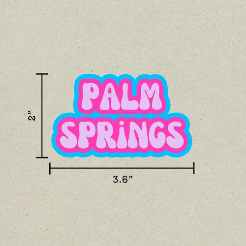 Miniatura 2 de Pegatina de viaje de Palm Springs, varios colores, vinilo para botella de agua para laptop, Places I've Been, calcomanía de equipaje de moda, Amalfi