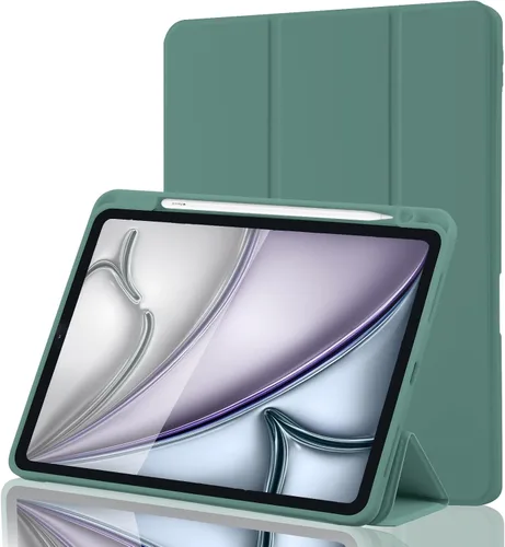 Miniatura 15 de Funda para iPad Air de 11 pulgadas M4 2026 8ª generación/M3 2025/M2 2024, iPad Air 5ª/4ª generación de 10.9 pulgadas 2022/2020 con soporte para Gris