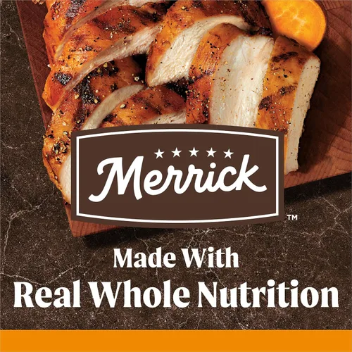 Miniatura 3 de Merrick - Alimento seco para perros, receta de pollo real y batata libre de granos, 4 libras, en bolsa