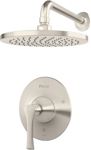 Miniatura 10 de Pfister LG89-7RHB Rhen - Borde de ducha solamente, negro mate Mate negro