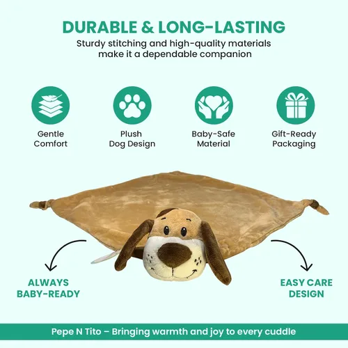 Miniatura 4 de Manta de seguridad para cachorros – Ultra suave para bebé para comodidad sensorial y apoyo para dormir – Tela transpirable, juguete para acurrucarse