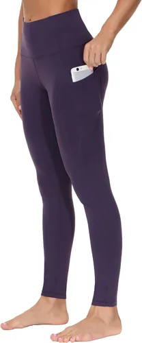 Miniatura 2 de The Gym People - Pantalones deportivos gruesos de tiro alto, con bolsillos y control de abdomen, leggings para entrenar, correr, hacer yoga