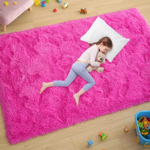 Miniatura 22 de ST. BRIDGE - Alfombra suave y esponjosa para la habitación de los niños, decoración para la guardería del bebé, alfombras antideslizantes, alfombras
