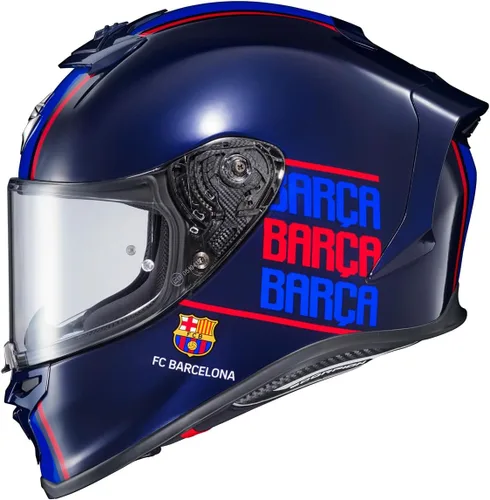 Miniatura 14 de ScorpionEXO R1 Air - Casco de motocicleta de cara completa con escudo Pinlock y bolsillos para altavoces listos para Bluetooth DOT ECE Raven Raven