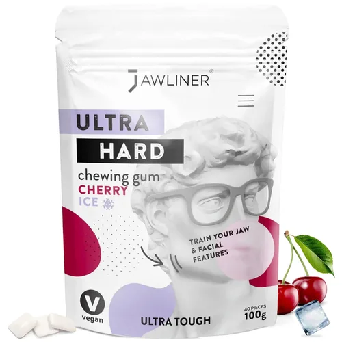Miniatura 24 de Jawliner® - Pioneros de la goma de mandíbula artesanal más resistente 15 veces más dura, incluye 12 semanas de entrenamiento - Goma dura de menta