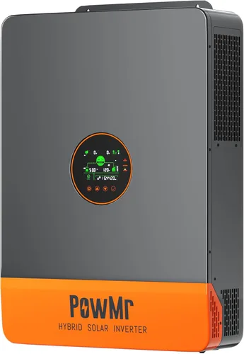 PowMr Inversor solar de fase dividida de 10000 W de 48 V a 120/240 V CA, inversor UL1741 de 10 KW con controlador de carga MPPT de 200 amperios,