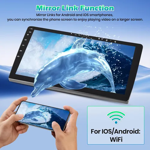 Miniatura 4 de [DSP] Radio de coche 4+64G para Toyota Highlander 2009 2010 2011 2012 2013 2014 Carplay Android Auto, 10.1 pulgadas HD IPS pantalla táctil estéreo