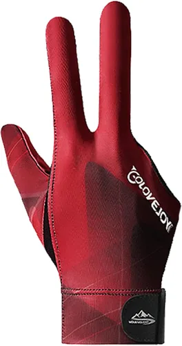 Miniatura 12 de Guantes de billar de 3 dedos, guantes de billar para mano izquierda y diestra, transpirables, antideslizantes, para billar