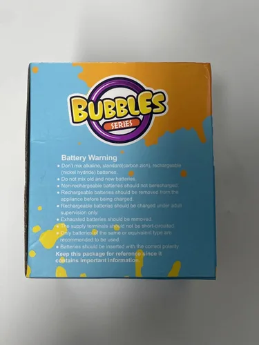 Miniatura 8 de Panacare - Paquete de 2 pistolas de burbujas, fabricante automático de burbujas con 10 agujeros/iluminación, juguete para hacer burbujas para niños