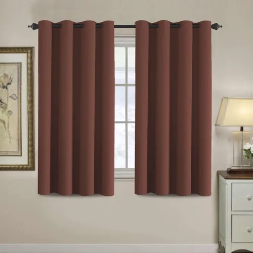 Miniatura 182 de H.VERSAILTEX - Cortinas blackout con aislamiento térmico y ojales en la parte superior, para patios, puertas correderas y división de habitaciones