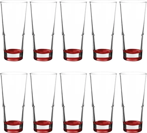 Miniatura 12 de DISCOUNT PROMOS Juego de 10 vasos Navara Highball de 15 onzas, paquete a granel, perfectos para utensilios de bar, mezcla de cócteles, vasos para En