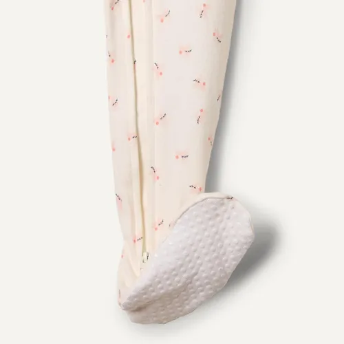 Miniatura 3 de Tienda Essentials x Sofia Grainge - Pijama unisex de algodón con pies para niños pequeños y bebés, paquete de 2