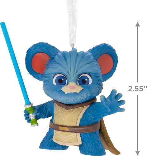 Miniatura 4 de Hallmark Adorno navideño colgante de Star Wars: Aventuras de jóvenes Jedi Nubs Rueda grande