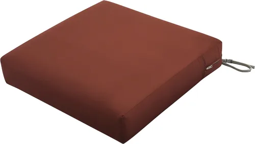 Miniatura 64 de Classic Accessories Ravenna - Cojín de asiento de patio resistente al agua de 21 x 19 x 5 pulgadas, color gris pardo oscuro, cojín de sofá biplaza