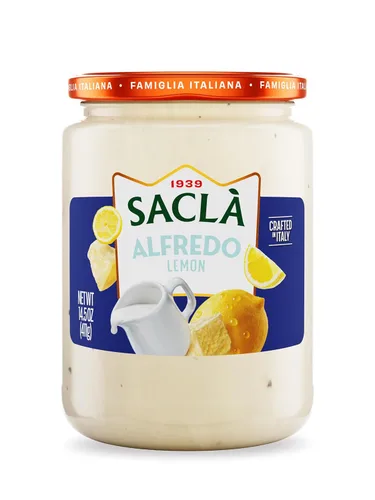 Miniatura 6 de SACLA Alfredo - Salsa de pasta con pesto de albahaca Salsa cremosa italiana para pasta blanca con queso y albahaca Tarro de vidrio de 14.5 onzas