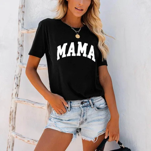 Miniatura 4 de Tomteamell Mama Shirt - Camiseta de manga corta para mujer
