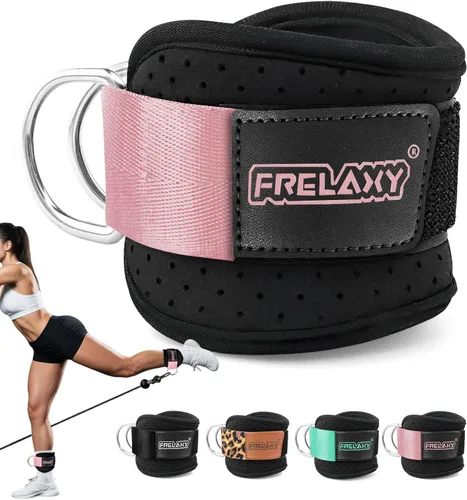 Miniatura 12 de Frelaxy Correas para Tobillo para Máquina de Cable – Correas para Piernas Cómodas y Duraderas para Patadas Traseras, Entrenamientos de Glúteos