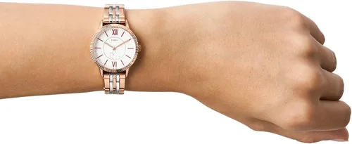 Miniatura 5 de Fossil Juego de regalo de reloj de acero inoxidable para él y ella