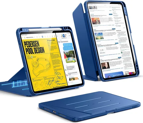 Miniatura 35 de ESR - Funda para iPad Air de 11 pulgadas M3/M2 (2025/2024), iPad Air de 5ª/4ª generación (2022/2020), funda con soporte vertical, múltiples ángulos