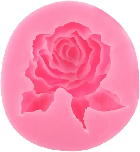 Miniatura 2 de Rose Collection - Molde de silicona para fondant, molde para decorar pasteles de fondant, molde de decoración de pasteles, flor y rosa, jabón