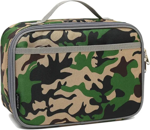 Miniatura 31 de FlowFly Lonchera para niños, bolsa suave aislada, mini hielera para el regreso a clases, kit de bolsa térmica para comidas, para niñas, niños, Avión