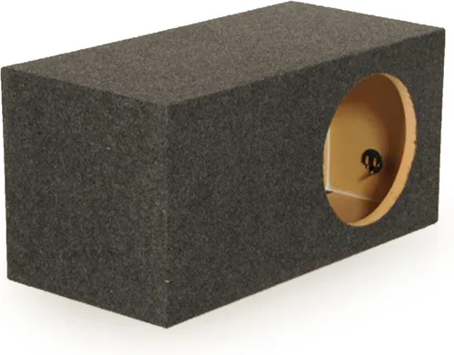 QPower 15 Pulgadas de Alta Resistencia, Subwoofer de Vehículo Extra Grande para Audio de Coche, Caja Woofer con Tapizado de Alfombra, Ventilada,