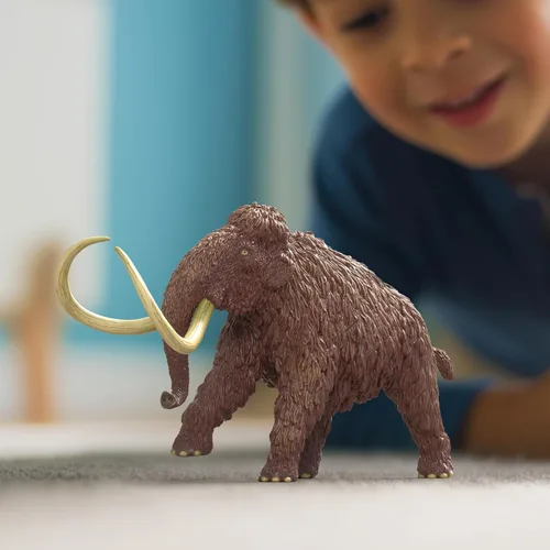 Miniatura 3 de Schleich Dinosaurios - Figura de mamut lanudo - Juguetes realistas de animales de la edad de hielo - Figuras divertidas educativas para niños