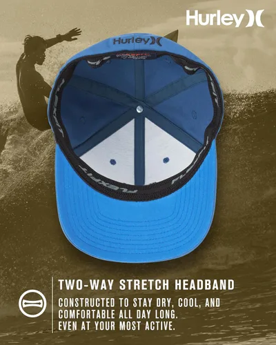 Miniatura 31 de Hurley Gorra de béisbol para hombre - Flexfit - Gorras de béisbol ajustadas para hombre (tamaños: S-XL)