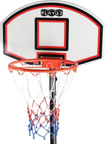 Miniatura 7 de Play22 Aro de baloncesto ajustable para niños, altura de 5 a 7 pies, aro de baloncesto portátil para niños, adolescentes, jóvenes y adultos