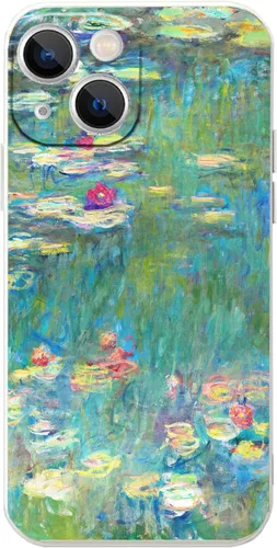 Miniatura 22 de Funda para iPhone 14 Plus, Classic Art Monet Painting Retro Landscape Phone Case para mujeres y hombres, cubierta protectora delgada de TPU flexible
