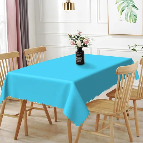Miniatura 27 de 52x70inches Apple Green Tablecloth Heavy Duty Washable Polyester Fabric Table Cloth Rectangular Solid Color Table Cover for Kitchen Dining Room