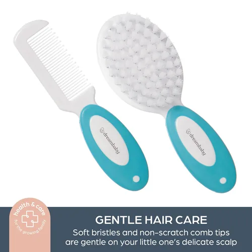 Miniatura 2 de Dreambaby Kit esencial de aseo para bebé, juego de cuidado de seguridad para recién nacidos con cepillo, peine, cepillo de dientes, cortauñas