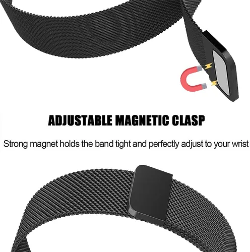 Miniatura 3 de Compatible con Galaxy Watch 3 de 1.772 in/Samsung Galaxy Watch 1.811 in/Gear S3 Frontier/Classic Band, correa de acero inoxidable de 0.866 pulgadas