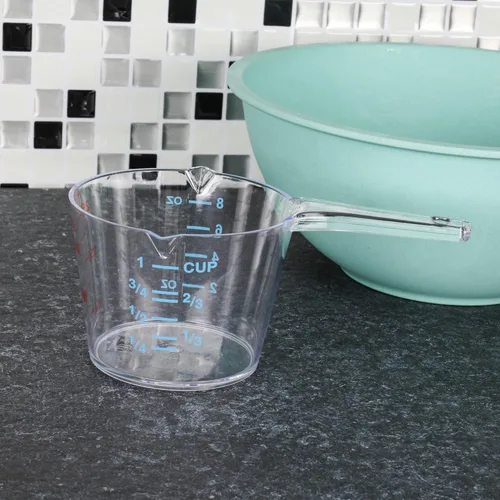 Miniatura 3 de Chef Craft Select - Taza medidora de plástico, 1 taza, transparente