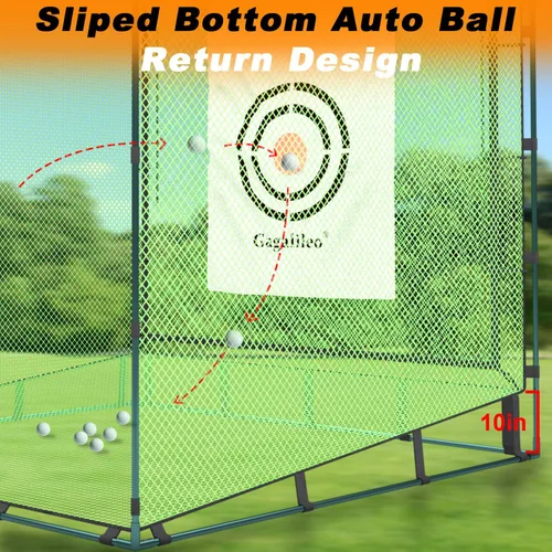 Miniatura 5 de Redes de práctica de golf para conducción en el patio trasero, uso en interiores, redes de conducción de golf resistentes para patio trasero, redes