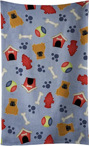 Miniatura 37 de Caroline's Treasures BB2654KTWL Dog House Collection Airedale - Toalla de cocina para invitados, toalla de baño decorativa para cara, té, paño