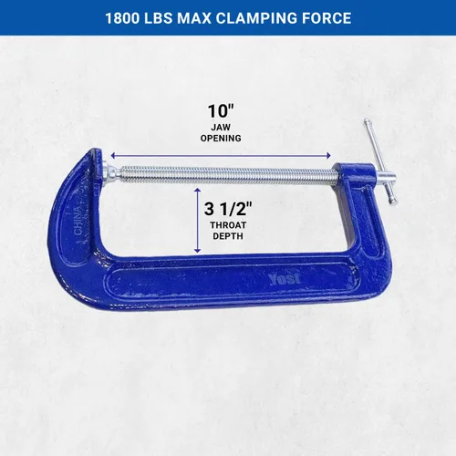 Miniatura 4 de Yost Tools Abrazadera de hierro maleable 310Y 10
