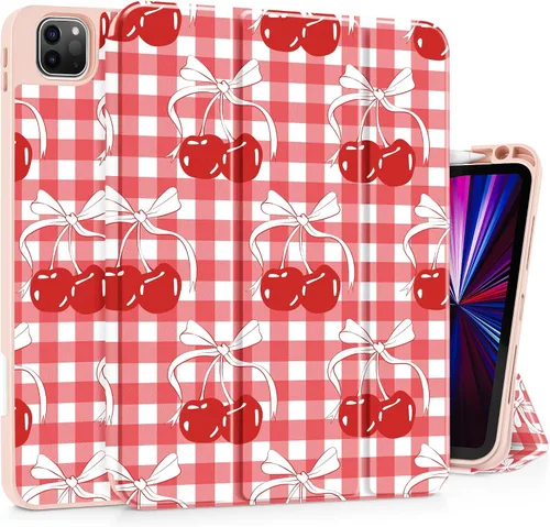Miniatura 14 de May Chen Funda para iPad Pro de 11 pulgadas (4ª, 3ª, 2ª y 1ª generación) 2022 2021 2020 2018, soporte triple + soporte para lápiz + encendido