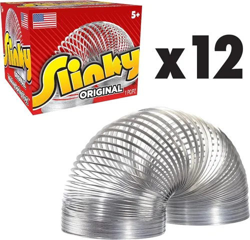 Miniatura 4 de Just Play Classic Slinky, Paquete de 1, 12 Unidades, Pequeño