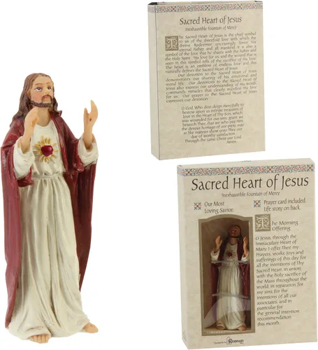 El Sagrado Corazón de Jesús Patronos y Protectores Figura Religiosa