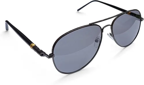 Miniatura 4 de Lentes de sol polarizados de aviador para conducción nocturna, marco de metal de alta calidad, visión nocturna, lentes piloto para uso diurno