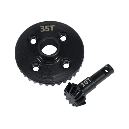 Metal TRX4 engranaje cónico sobremarcha eje inferior 10T-35T engranajes diferenciales helicoidales anillo piñón conjunto para 1/10 RC Crawler Car