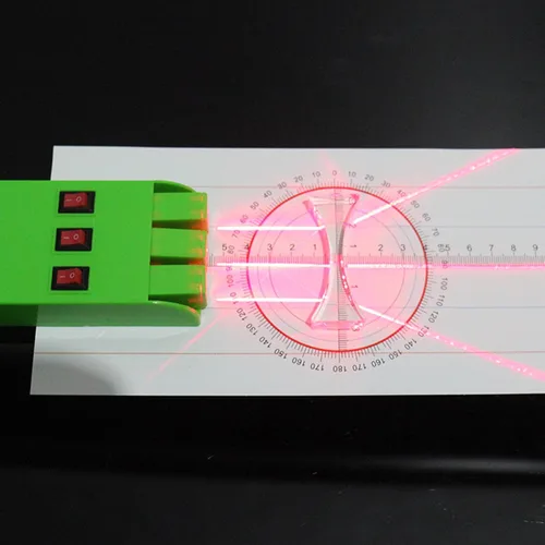 Miniatura 9 de Conjunto de fuente de luz paralela de tres vías Fuente de tres canales Física Óptica Herramienta de experimento para estudiantes junior Óptica