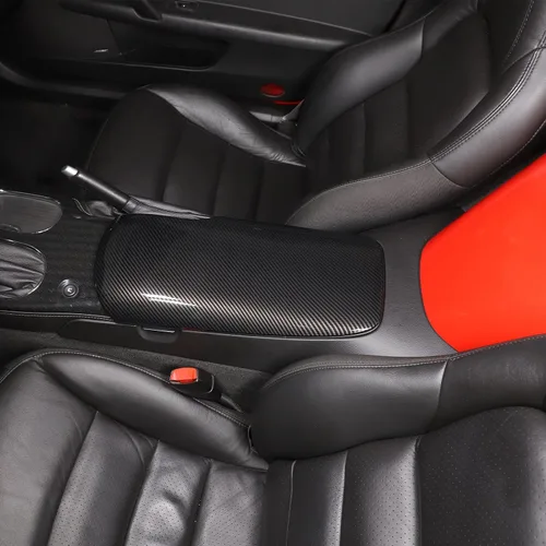 Miniatura 3 de Cubierta de panel de caja de reposabrazos compatible con Chevy Corvette C6 2005-2013, caja de reposabrazos de control central, accesorios