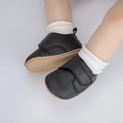 Miniatura 2 de HsdsBebe Zapatos Oxford de piel sintética con suela de goma suave, antideslizantes, para niños y niñas, para caminar, mocasines